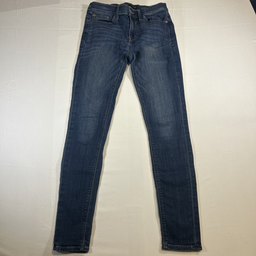 Express Jegging Jeans Mid Rise Medium Wash Blue Denim Women's Size 4R